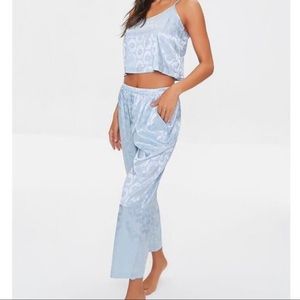 Forever 21 Satin Pajamas Set